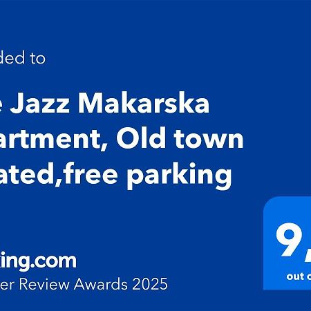 The Jazz Makarska Apartment, Old Town Located,Free Parking Zewnętrze zdjęcie