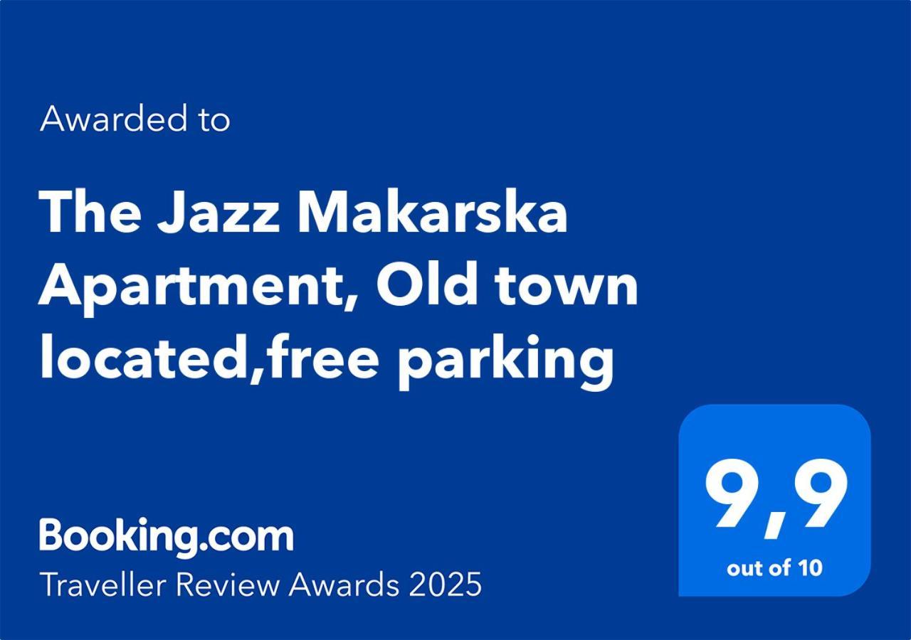 The Jazz Makarska Apartment, Old Town Located,Free Parking Zewnętrze zdjęcie